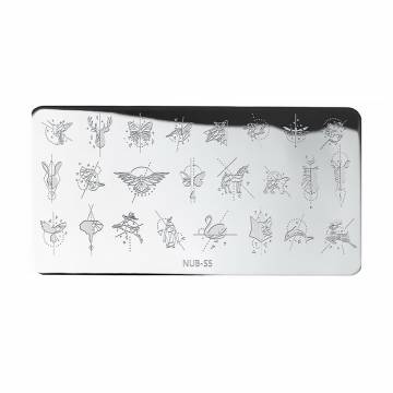 Пластина для стемпинга NUB Stamping Plate S-5 Пластина для стемпинга NUB Stamping Plate S-5