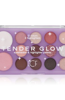 Палетка теней для век и хайлайтеров LCF Tender Glow, 15.2 г