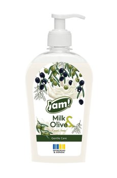 Крем-мыло JAM! Milk & Olive Cream-Soap Gentle Care с глицерином, 325 г