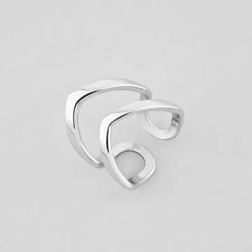 Серебряное кольцо Minimal К0037р Серебряное кольцо Minimal К0037р