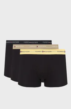 Мужские черные боксеры (3 шт) Черный S Tommy Hilfiger UM0UM03890