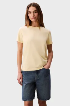 Женская желтая футболка MONOGRAM Желтый L Calvin Klein Jeans LV047B224G