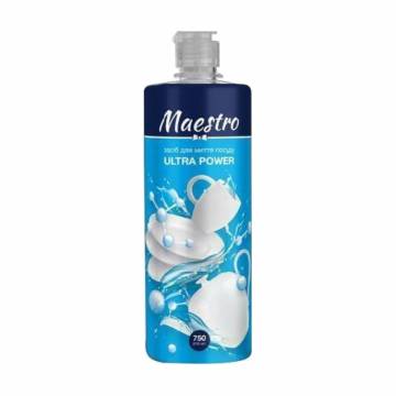 Средство для мытья посуды Maestro Ultra Рower, 750 мл Средство для мытья посуды Maestro Ultra Рower, 750 мл