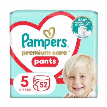Подгузники-трусики Pampers Premium Care Pants, размер 5 (11–17 кг), 52 шт Подгузники-трусики Pampers Premium Care Pants, размер 5 (11–17 кг), 52 шт