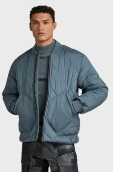 Мужской синий бомбер Diamond Qlty Синий S G-Star RAW D23963,D199
