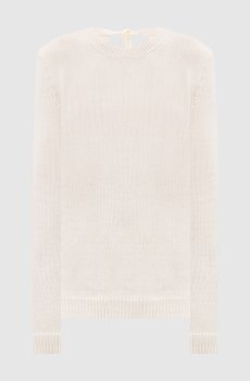 Белый джемпер Weja с кашемиром