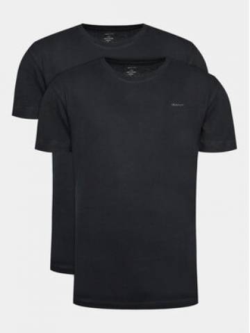 Gant Набір з 2 футболок C-Neck 2 Pack 900002008 Чорний Regular Fit Gant Набір з 2 футболок C-Neck 2 Pack 900002008 Чорний Regular Fit