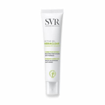 Уценка! Гель для лица SVR Sebiaclear Active Gel Spots Blackheads Anti-Marks Intensive Cottecror для проблемной кожи, 40 мл Уценка! Гель для лица SVR Sebiaclear Active Gel Spots Blackheads Anti-Marks Intensive Cottecror для проблемной кожи, 40 мл