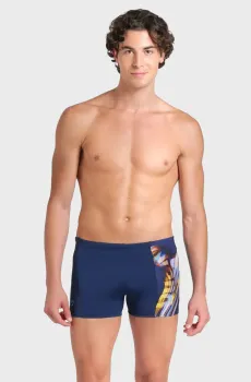 Мужские темно-синие плавки DREAMHLINE SWIM SHORT Синий 80 Arena 008334-755