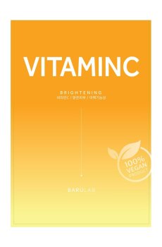 Увлажняющая тканевая маска для лица Barulab Clean Vegan Vitamin C Mask с витамином С, 23 г