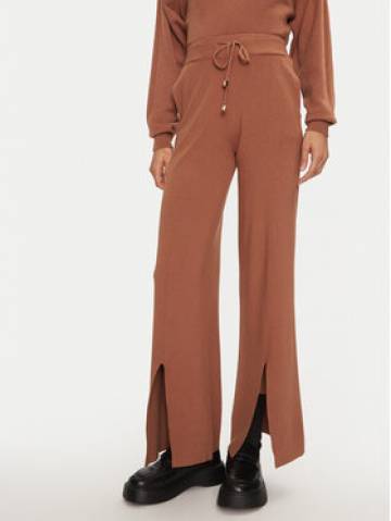 Fracomina Трикотажні штани FJ24WV3004K42001 Коричневий Wide Leg Fracomina Трикотажні штани FJ24WV3004K42001 Коричневий Wide Leg