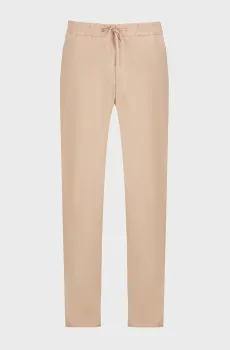 Мужские бежевые льняные брюки Бежевый S PRPY PMPNTLESUA011
