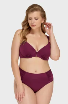 Женский бордовый лиф от купальника Бордовый 42C MARC&ANDRE L1810-YP-462