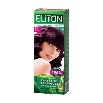 Стойкая крем-краска для волос Elitan Hair Color Cream 23 Божоле, 115 мл Стойкая крем-краска для волос Elitan Hair Color Cream 23 Божоле, 115 мл