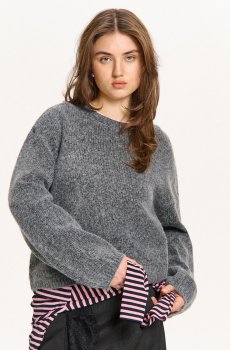 Cropp - Джемпер із додаванням вовни - антрацитовий