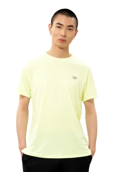 Мужская салатовая футболка Sport Essential Салатовый L New Balance MT41222AFG