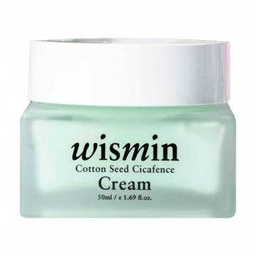 Крем для лица Wismin Cotton Seed Cicafence Cream с семенами хлопка, 50 мл Крем для лица Wismin Cotton Seed Cicafence Cream с семенами хлопка, 50 мл