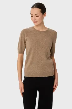 Женский коричневый кашемировый джемпер Коричневый 36 MARC&ANDRE W25-00CH1508