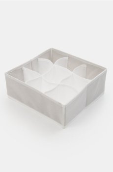 Органайзер для шафи з перегородками - білий