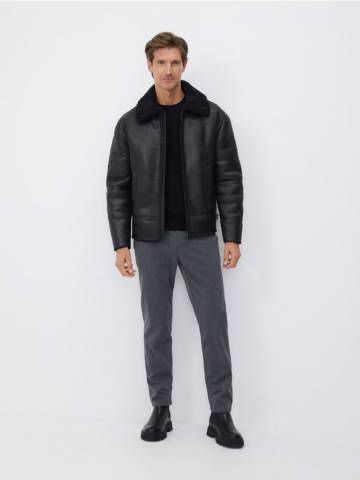 Reserved - MEN`S OUTER JACKET - чорний - 470BK-99X Reserved - MEN`S OUTER JACKET - чорний - 470BK-99X