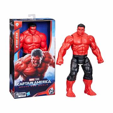 Игровая фигурка Marvel Toys Titan Hero Captain America Brave New World Красный Халк, от 4 лет, 30 см (F9299) Игровая фигурка Marvel Toys Titan Hero Captain America Brave New World Красный Халк, от 4 лет, 30 см (F9299)