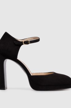 Черные босоножки замшевые Babette