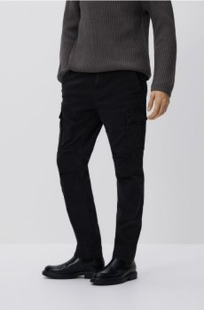 Reserved - Штани slim fit у стилі карго - чорний - 6003L-99X