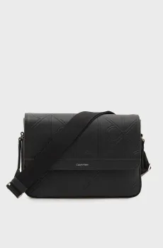 Мужская черная сумка FLAP MESSENGER Черный ONESIZE Calvin Klein LV04D3412G