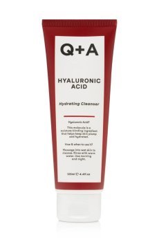 Очищающее увлажняющее средство для лица Q+A Hyaluronic Acid Hydrating Cleanser с гиалуроновой кислотой, 125 мл