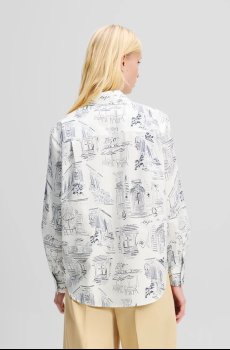 Хлопковая рубашка Karl Lagerfeld