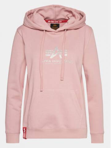 Alpha Industries Світшот New Basic 196032G Рожевий Regular Fit Alpha Industries Світшот New Basic 196032G Рожевий Regular Fit
