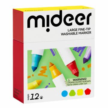 Набір маркерів Mideer 12 кольорів (MD1549) Набір маркерів Mideer 12 кольорів (MD1549)