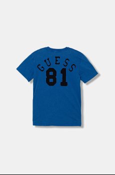 Детская хлопковая футболка Guess