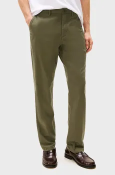 Мужские оливковые брюки CHINO DENTON Оливковый 32-32 Tommy Hilfiger MW0MW25964