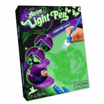 Ігровий набір Danko toys Neon Light Pen Малюй світлом (NLP-01-02U) Ігровий набір Danko toys Neon Light Pen Малюй світлом (NLP-01-02U)