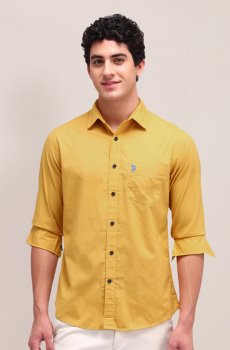 U.S. Polo Assn. Tailored Fit Pure Cotton Casual Shirt