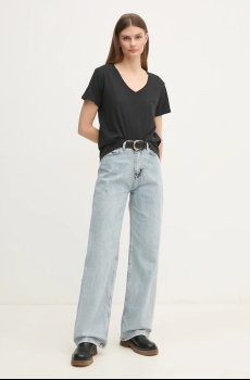 Хлопковая футболка Pepe Jeans LOLLY V-NECK