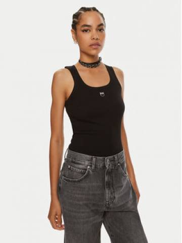 Pinko Топ Calcolatore 100807 A22X Чорний Regular Fit Pinko Топ Calcolatore 100807 A22X Чорний Regular Fit