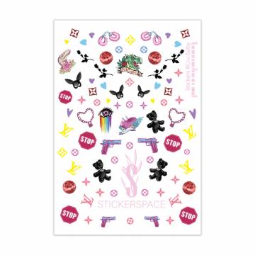 Наклейки для дизайна ногтей StickersSpace Cry Baby Mini (284012) Наклейки для дизайна ногтей StickersSpace Cry Baby Mini (284012)