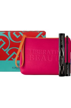 Набор для макияжа Collistar Impeccabile (тушь для ресниц 01 Black, 14 мл + двухфазная жидкость, 35 мл + косметичка)