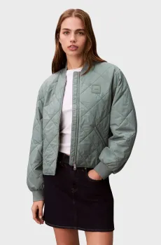 Женский оливковый бомбер LIGHTWEIGHT QUILTED BOMBER JACKE Оливковый L Calvin Klein Jeans LV147E514G