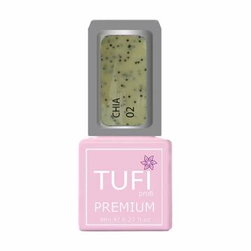 Гель-лак для ногтей Tufi profi Premium Chia, 02 Птичье молоко, 8 мл Гель-лак для ногтей Tufi profi Premium Chia, 02 Птичье молоко, 8 мл