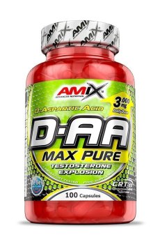 Бустер тестостерона AMIX D-AA Max Pure, 100 капсул