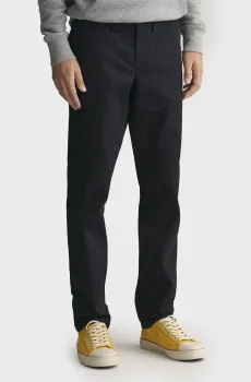 Мужские черные чиносы SLIM TWILL CHINOS Черный 32-32 Gant 1505221