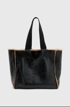 Двусторонняя кожаная сумка AllSaints IZZY SHEARLING