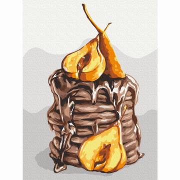 Картина за номерами Brushme Грушева насолода 50 x 40 см (BS53588) Картина за номерами Brushme Грушева насолода 50 x 40 см (BS53588)