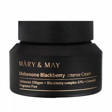 Увлажняющий крем для лица Mary & May Idebenone Blackberry Complex Intensive Cream с антиоксидантами, 70 г Увлажняющий крем для лица Mary & May Idebenone Blackberry Complex Intensive Cream с антиоксидантами, 70 г