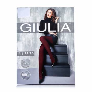 Колготки женские Giulia Blues 3D без шортиков, 70 DEN, Nero, размер 3 Колготки женские Giulia Blues 3D без шортиков, 70 DEN, Nero, размер 3