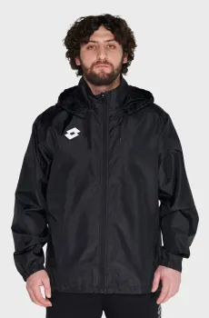 Мужская черная ветровка ELITE JACKET WN PL Черный L Lotto 216549/1CL