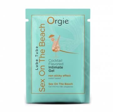 Съедобный лубрикант Orgie Lube Tube Cocktail Секс на пляже, на водной основе, 2 мл